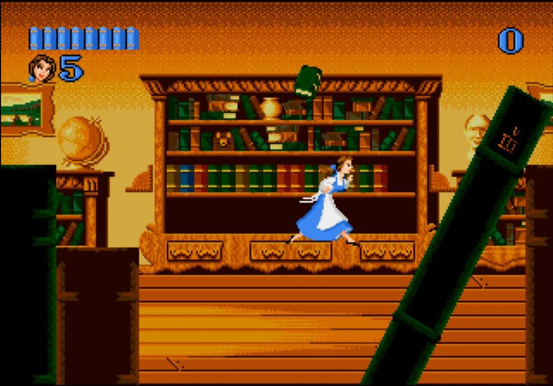 Beauty and the Beast - Belle's Quest - геймплей игры Sega Mega Drive\Genesis